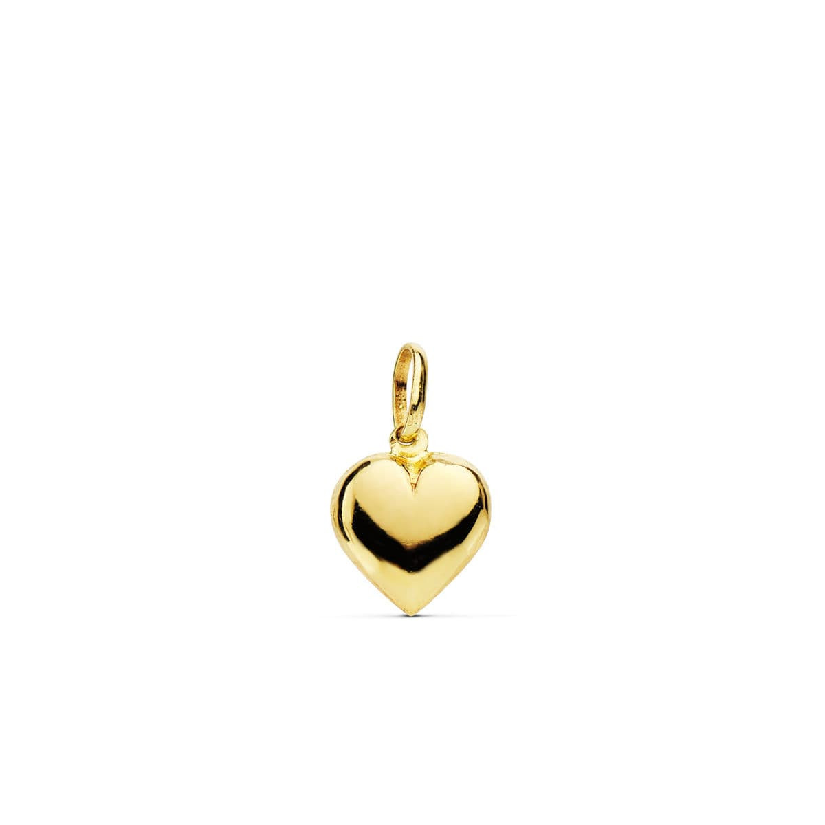 18K COLGANTE ORO AMARILLO CORAZON LISO 10X8 MM