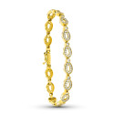 18K PULSERA ORO AMARILLO CIRCONITA 19CM 18K PULSERA ORO AMARILLO CIRCONITA 19CM