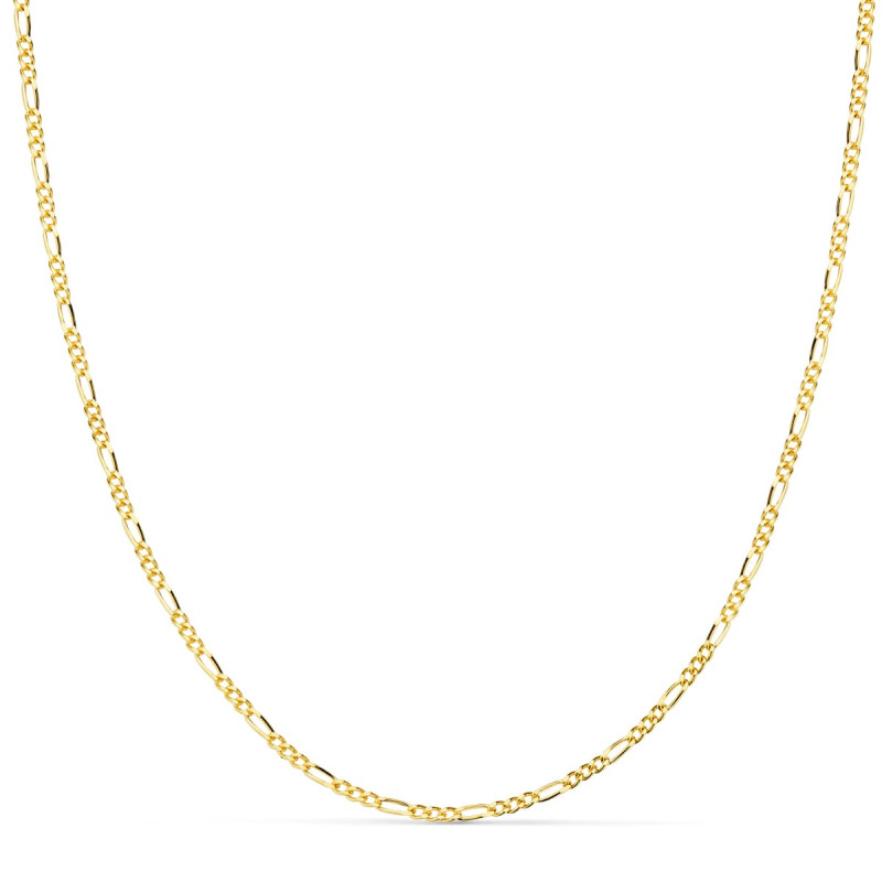 18K CADENA ORO AMARILLO MACIZA CARTIER MACIZA 60CM 1 MM