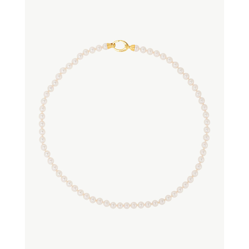 COLLAR PERLAS MAJORICA LYRA DORADO 6MM