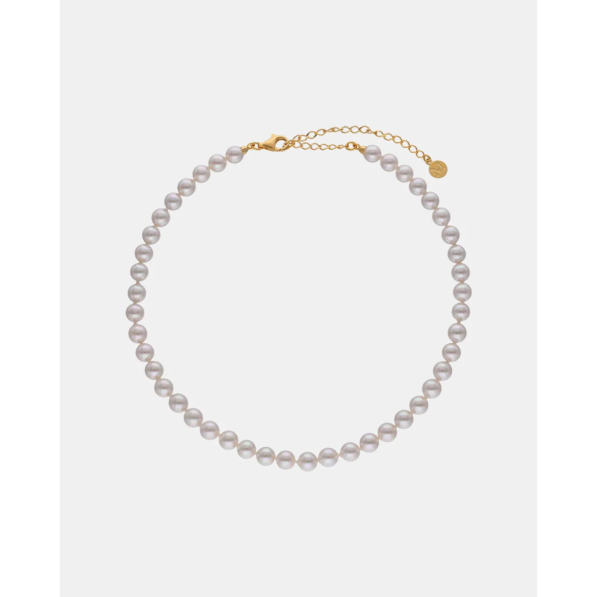 COLLAR PERLAS MAJORICA DORADO 6MM